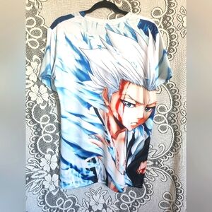 💲Anime Tee - Bleach Hitsugaya Graphic Tee - (L)